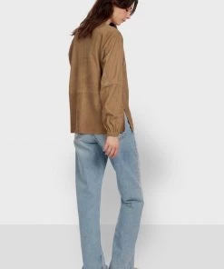 Oakwood Damen MYRTA Bluse Beige -Oakwood Soldes Boutique d56073063a074d7daea1da16dc9274a9