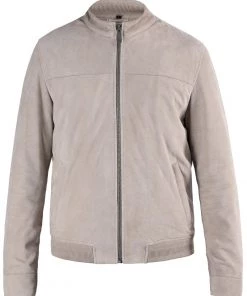 Oakwood FILIP Lederjacke Light Grey Herren -Oakwood Soldes Boutique d5640a8caa754a5caf1c1129c1a795e0