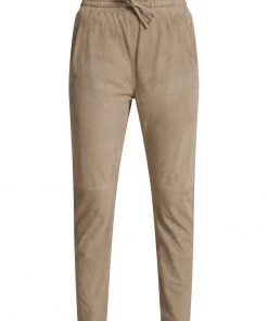 Oakwood Damen GIFT Lederhose Beige -Oakwood Soldes Boutique d5a692e9c518480d9c594101eb146265