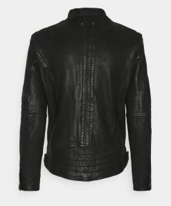 Oakwood BERLIN Lederjacke Black Herren -Oakwood Soldes Boutique d645999f2d354f25bf9b654acd6656a2