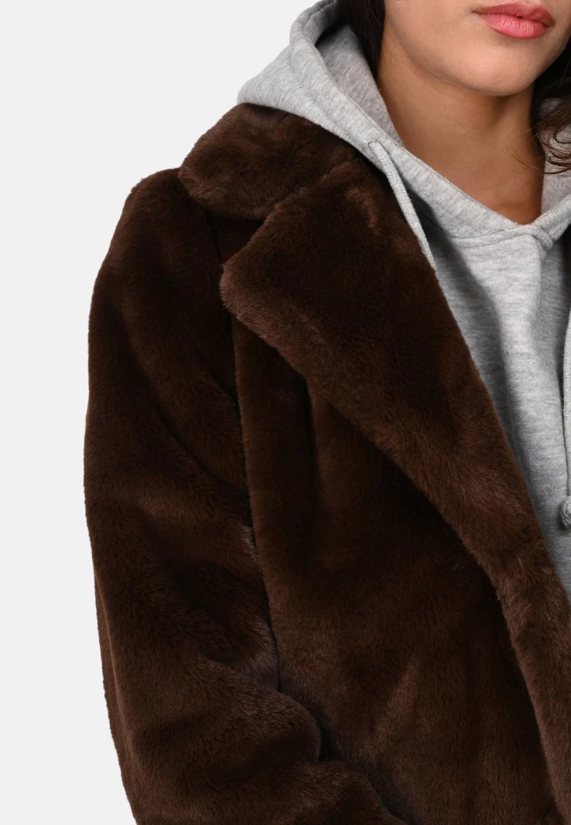 Oakwood CYBER Wintermantel Dark Brown Damen 4 Oakwood CYBER Wintermantel Dark Brown Damen – Bild 4