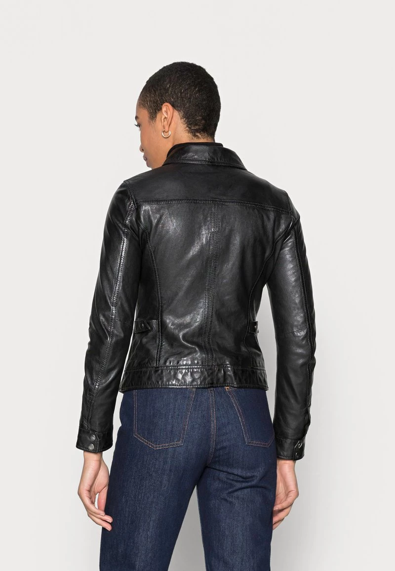 Oakwood Damen RECITAL Lederjacke Black 3 Oakwood Damen RECITAL Lederjacke Black – Bild 3