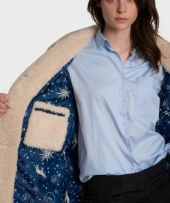 Oakwood Damen NAGOYA Wintermantel Beige -Oakwood Soldes Boutique da3a5114bcb34cb3b921277b7a511d8b