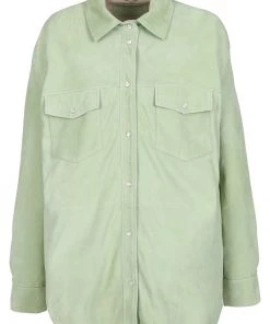 Oakwood ZEN Hemdbluse Light Green Damen -Oakwood Soldes Boutique daed2c638fc34452b489ffc23c04a630