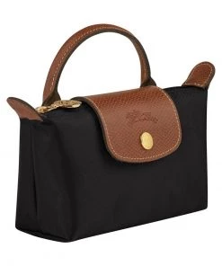 Longchamp LE PLIAGE ORIGINAL Kosmetiktasche Schwarz Damen -Oakwood Soldes Boutique db4433edf1e046aea657b6aa1387af33