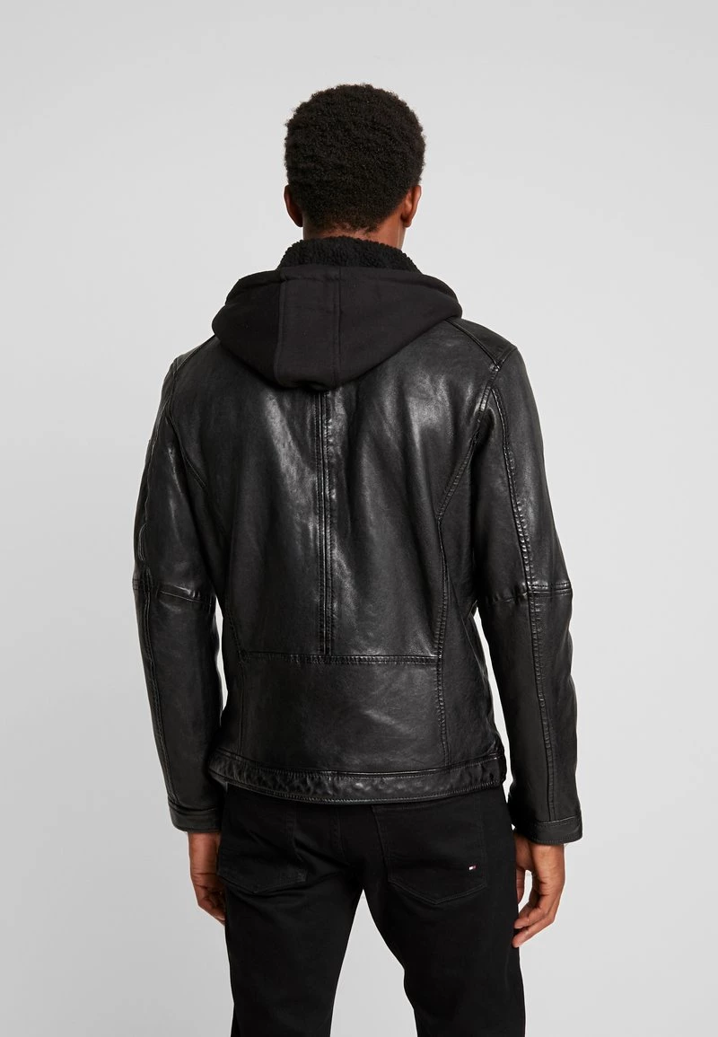 Oakwood DRINK Lederjacke Black Herren 3 Oakwood DRINK Lederjacke Black Herren – Bild 3