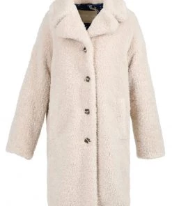 Oakwood Damen NAGOYA Wintermantel Beige -Oakwood Soldes Boutique df3837041a8d43abb56caf4074d93487