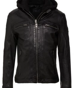 Oakwood DRINK Lederjacke Black Herren 14 Oakwood DRINK Lederjacke Black Herren -Oakwood Soldes Boutique e03bb1d0cdb149388aac74ae1eabea04