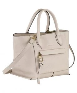 Longchamp MAILBOX Handtasche Kreide Damen -Oakwood Soldes Boutique e08eee26132b44a299e957eb7d40c19f