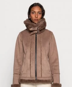 Oakwood ILARIA Winterjacke Taupe Damen