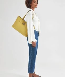 Longchamp Damen Handtasche Gelb