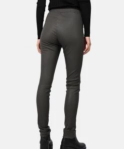 Oakwood Damen CASSIOPEE Lederhose Dark Green -Oakwood Soldes Boutique e2fc882a82fd42eb848f762f1524ea8e