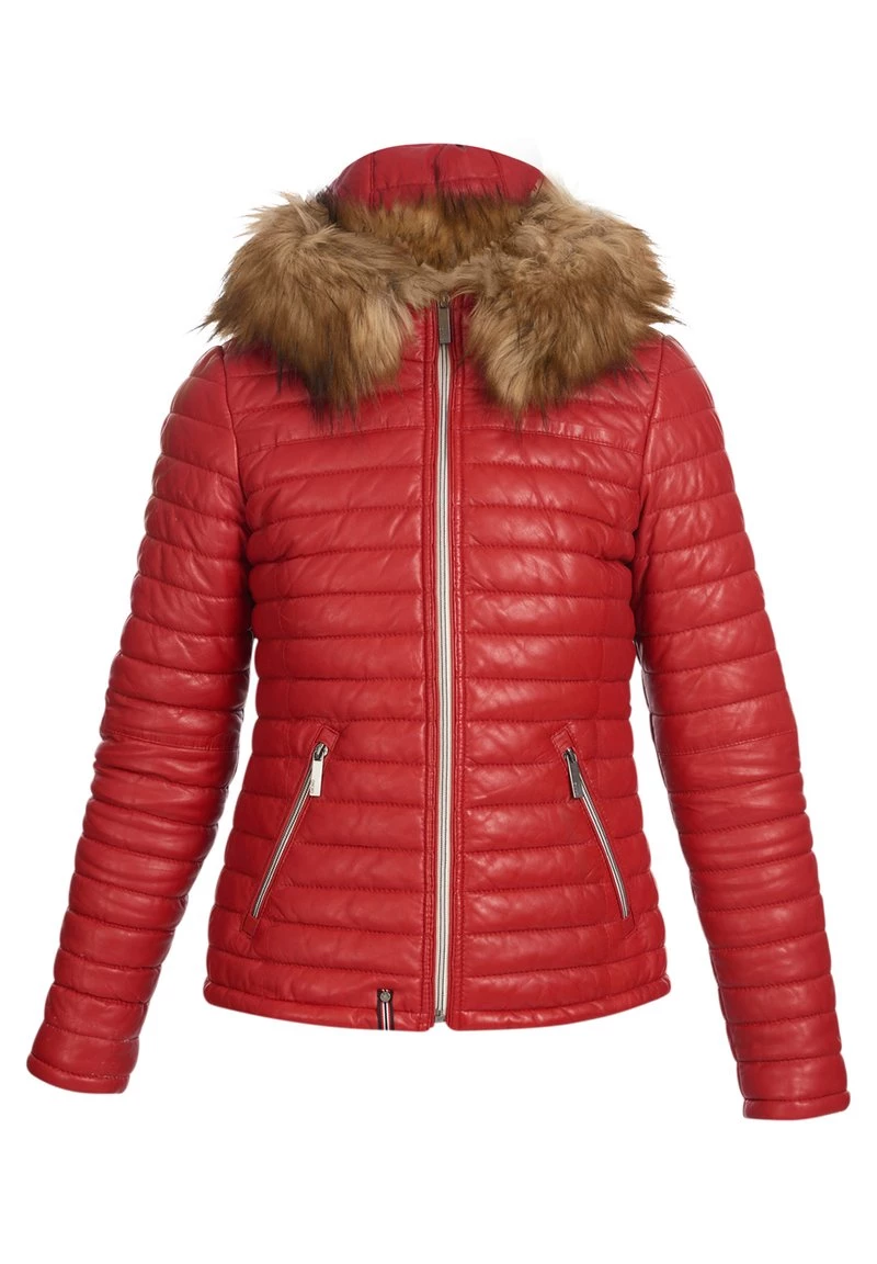 Oakwood FURY Lederjacke Red Damen 5 Oakwood FURY Lederjacke Red Damen – Bild 5