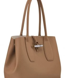 Longchamp Damen ROSEAU Handtasche Naturel -Oakwood Soldes Boutique e688ffcefd7a4c8b93b24b0ca8573215