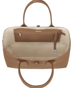 Longchamp Damen ROSEAU Handtasche Naturel -Oakwood Soldes Boutique e6aad2eb93824d58bdd7f90cff9bcff8