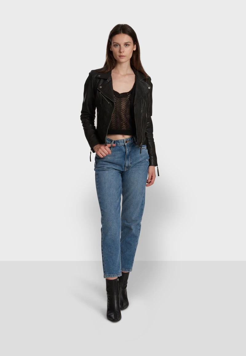 Oakwood SAMANTHA Lederjacke Black Damen 2 Oakwood SAMANTHA Lederjacke Black Damen – Bild 2