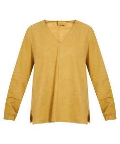 Oakwood MYRTA Bluse Yellow Damen -Oakwood Soldes Boutique e85a9941581a4c3c927dab8fdd90cec0