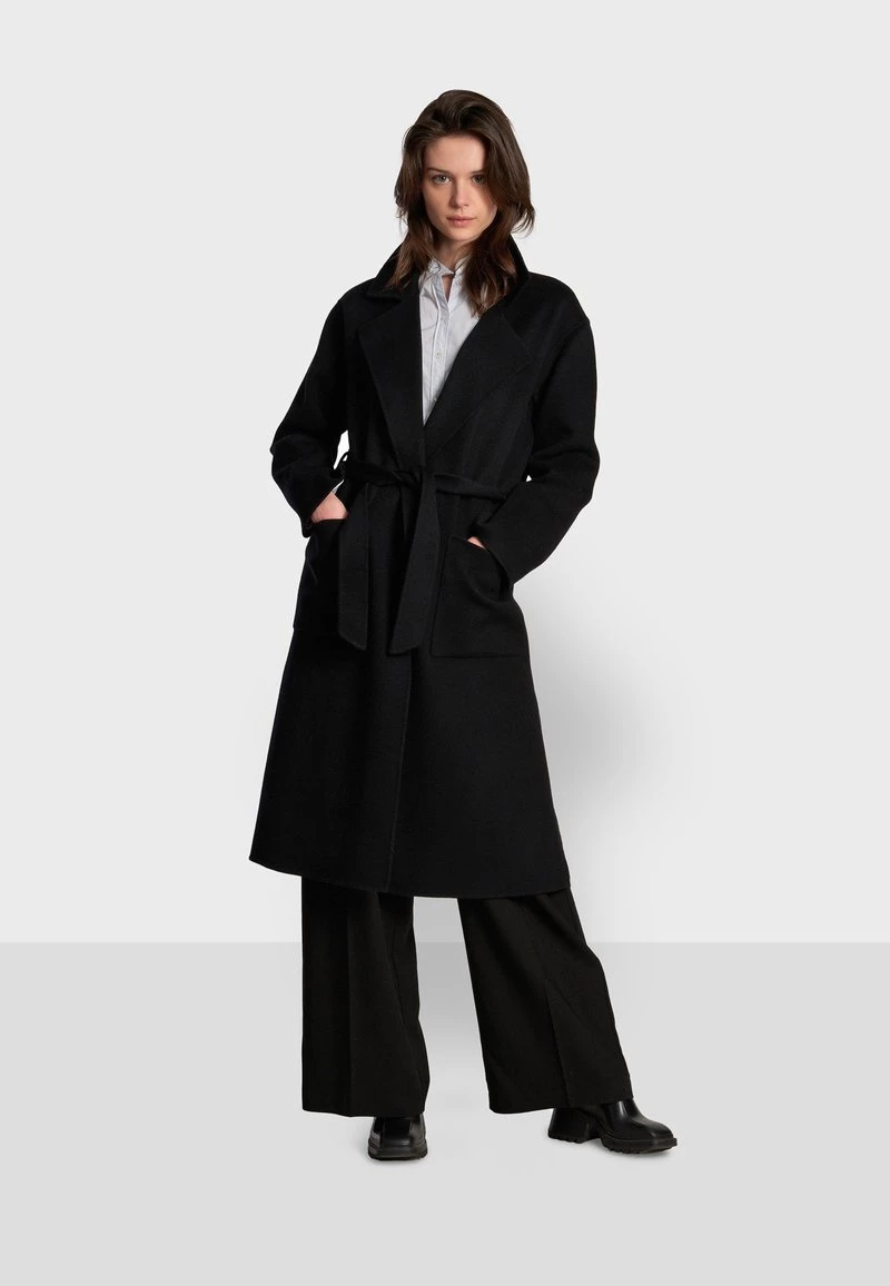 Oakwood Damen FIRENZE Klassischer Mantel Black 1 Oakwood Damen FIRENZE Klassischer Mantel Black