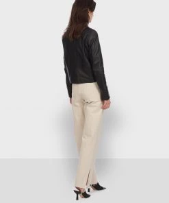 Oakwood Damen ROSALIE Lederjacke Black -Oakwood Soldes Boutique e8a721a1709c45248d12d5ea018ea074