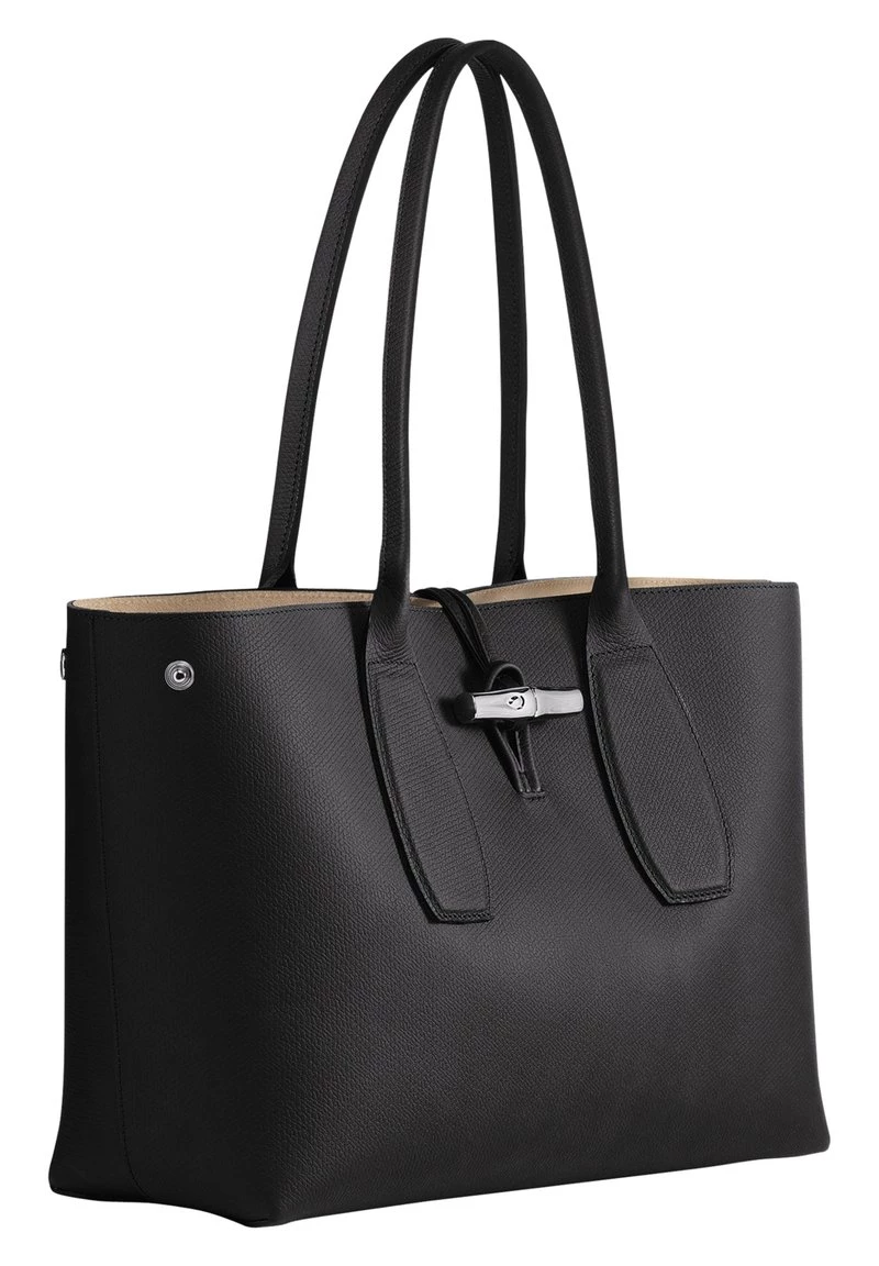 Longchamp Damen ROSEAU Handtasche Schwarz 5 Longchamp Damen ROSEAU Handtasche Schwarz – Bild 5