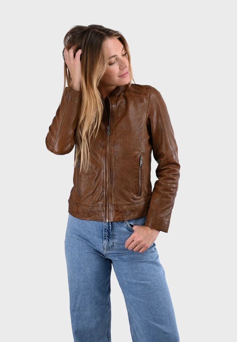 Oakwood JUDITH Lederjacke Brown Damen 1 Oakwood JUDITH Lederjacke Brown Damen