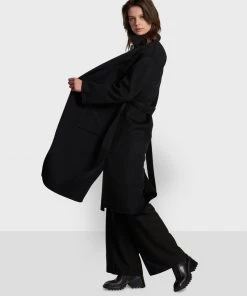 Oakwood Damen FIRENZE Klassischer Mantel Black 8 Oakwood Damen FIRENZE Klassischer Mantel Black -Oakwood Soldes Boutique eaa6d23e812e433b8af38e41c4757a80