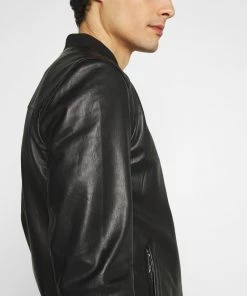 Oakwood BORN Lederjacke Black Herren -Oakwood Soldes Boutique ec43ca5a02e749a0b3433b5f7f6cae20