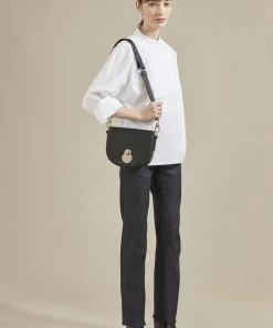 Longchamp Damen CAVALCADE Umhängetasche Schwarz