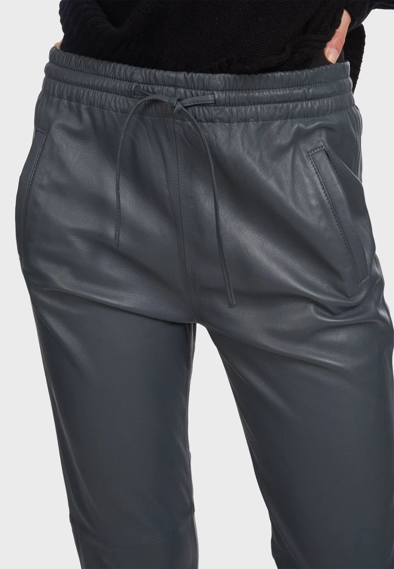 Oakwood Damen GIFT Lederhose Petrol 6 Oakwood Damen GIFT Lederhose Petrol – Bild 6