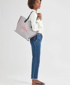 Longchamp ROSEAU ESSENTIAL RAYÉ Shopping Bag Marine Kinder