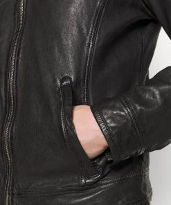 Oakwood Herren COLT Lederjacke Black -Oakwood Soldes Boutique ef506020c26147f69a00e2ed388da37c