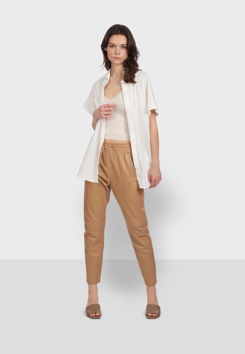 Oakwood GIFT Lederhose Beige Clair Damen 2 Oakwood GIFT Lederhose Beige Clair Damen – Bild 2