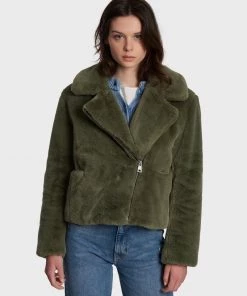 Oakwood Damen BOX Winterjacke Green