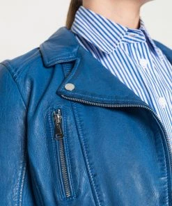 Oakwood CAMERA Lederjacke Blue Damen 9 Oakwood CAMERA Lederjacke Blue Damen -Oakwood Soldes Boutique f0804ca9169a4241910a23eb2e1ddc8c