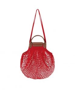 Longchamp LE PLIAGE FILET Handtasche Rot Damen -Oakwood Soldes Boutique f16f46957c364e5e9038d606318a15e7