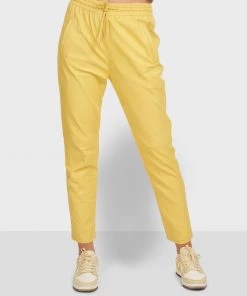 Oakwood Damen GIFT Lederhose Yellow