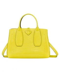 Longchamp ROSEAU Handtasche Zitrone Damen 7 Longchamp ROSEAU Handtasche Zitrone Damen -Oakwood Soldes Boutique f254a8877fb44025bfa4dfb4362f2489