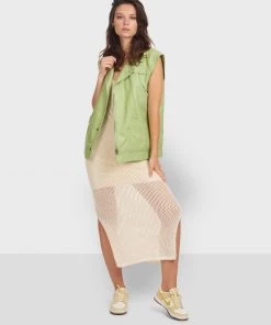 Oakwood WANTED Weste Light Green Damen -Oakwood Soldes Boutique f31a36667b754f5b88af4154f7019223