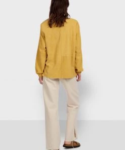 Oakwood MYRTA Bluse Yellow Damen -Oakwood Soldes Boutique f376280897cc43c4a280d2c927749007