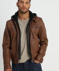 Oakwood Herren DRINK Lederjacke Tan