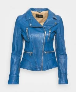 Oakwood CAMERA Lederjacke Blue Damen 8 Oakwood CAMERA Lederjacke Blue Damen -Oakwood Soldes Boutique f69d34fb06fe425e831aa7f342afd1e1