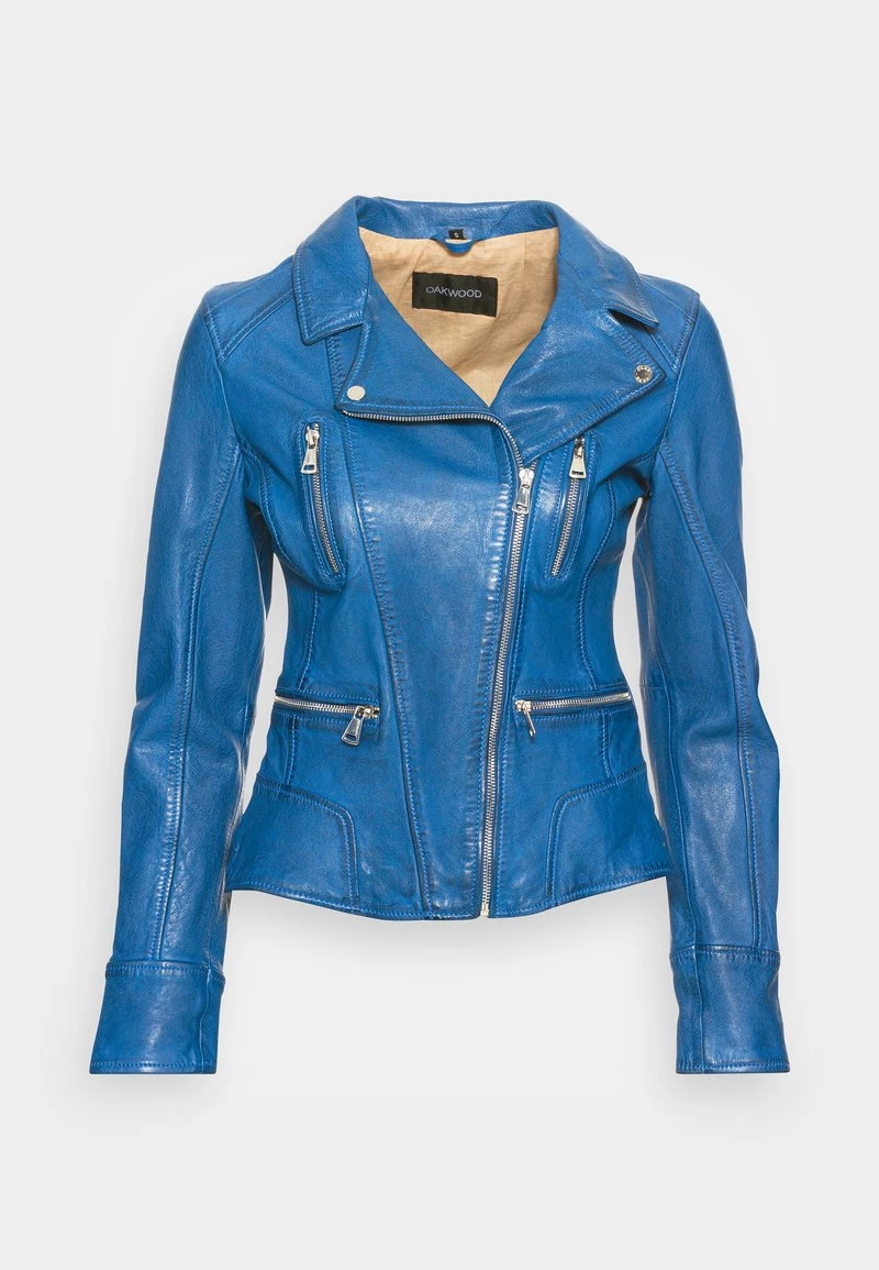 Oakwood CAMERA Lederjacke Blue Damen 4 Oakwood CAMERA Lederjacke Blue Damen – Bild 4