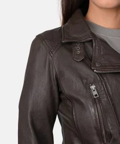 Oakwood Damen VIDEO Lederjacke Light Brown -Oakwood Soldes Boutique f74224b866f64001abfef33f9028d483