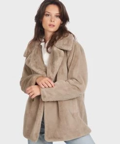 Oakwood PERSHING Wintermantel Beige Damen