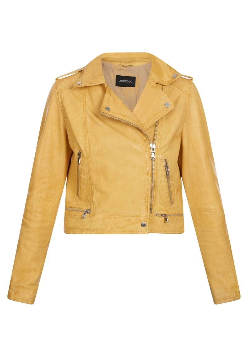 Oakwood Damen KYOTO Lederjacke Yellow 6 Oakwood Damen KYOTO Lederjacke Yellow – Bild 6