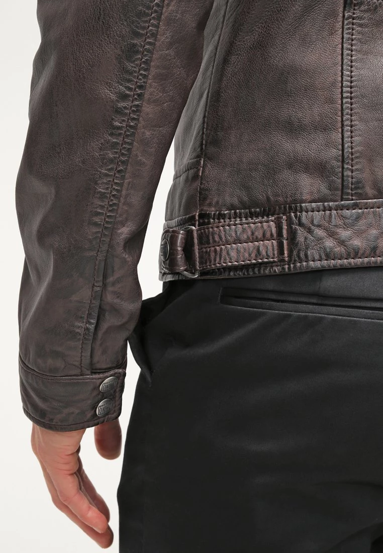 Oakwood CASEY Lederjacke Dark Brown Herren 6 Oakwood CASEY Lederjacke Dark Brown Herren – Bild 6
