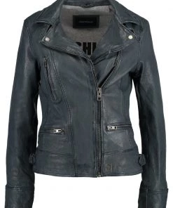 Oakwood VIDEO Lederjacke Petrol Damen -Oakwood Soldes Boutique fa13e2353ebd440cbb76f940037ee7e4