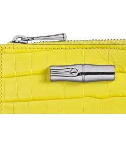 Longchamp Damen ROSEAU Geldbörse Zitrone -Oakwood Soldes Boutique facaa616a40e40c4a093495a156621cb