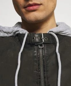 Oakwood PARK Lederjacke Antic Brown Herren -Oakwood Soldes Boutique fb7be3f37c4d4105bb1210b50ac6fc59