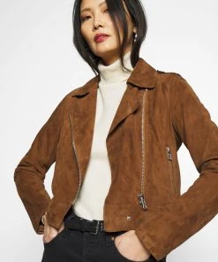 Oakwood Damen ZULINA Lederjacke Cognac -Oakwood Soldes Boutique fcb08561bf6f464c92ec9f9ac0b7e634